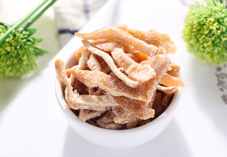 陈皮条果脯蜜饯酸办公休闲甜开胃泡水即食柚皮零食九制陈皮