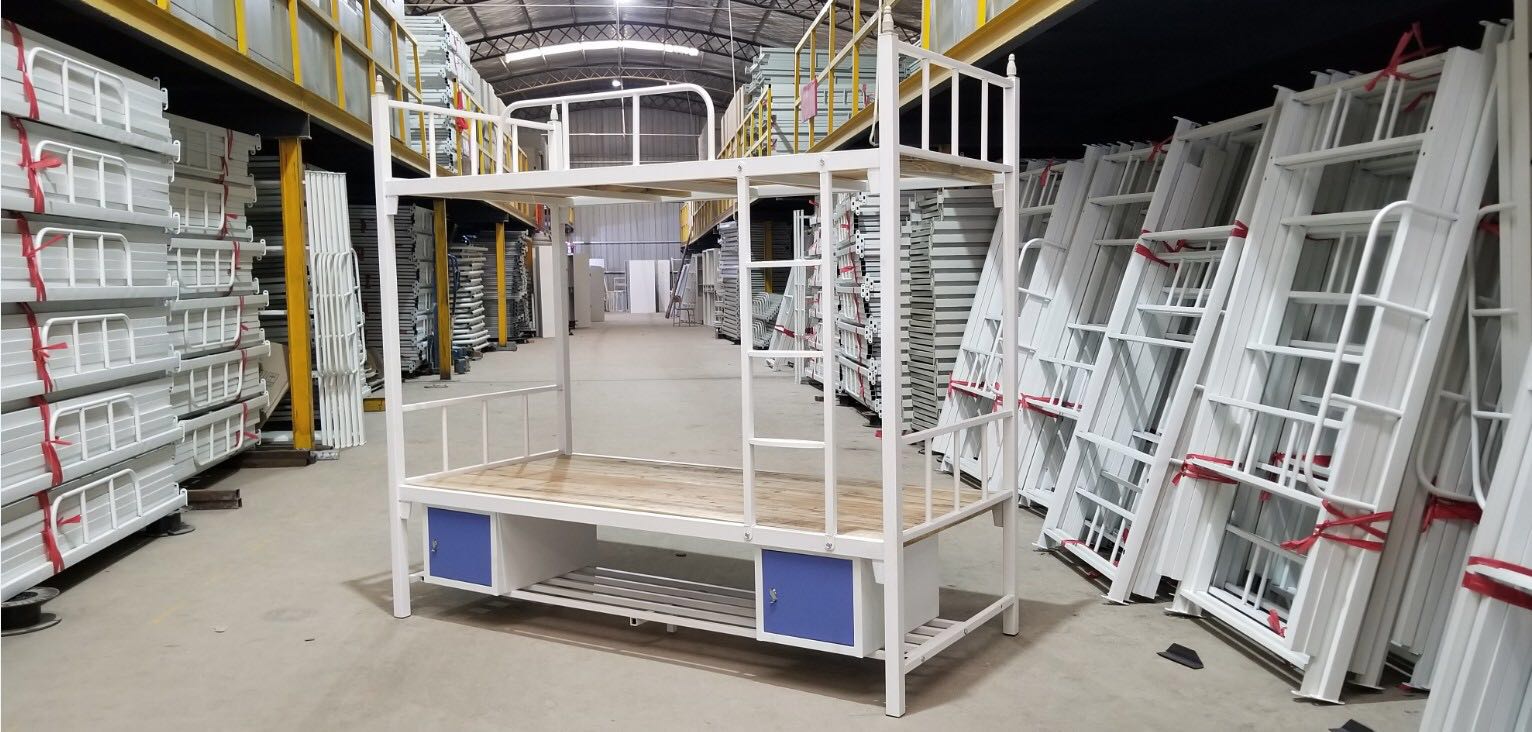 逸家伴侣长沙铁架床上下铺铁床双层架子床员工成人学校加厚12宿舍高低