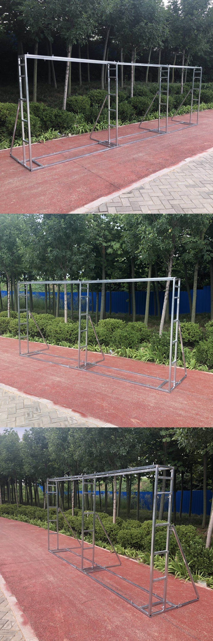 新款婚庆婚礼广告迎宾合影区户外舞台道具喷绘布伸缩桁架背景架子