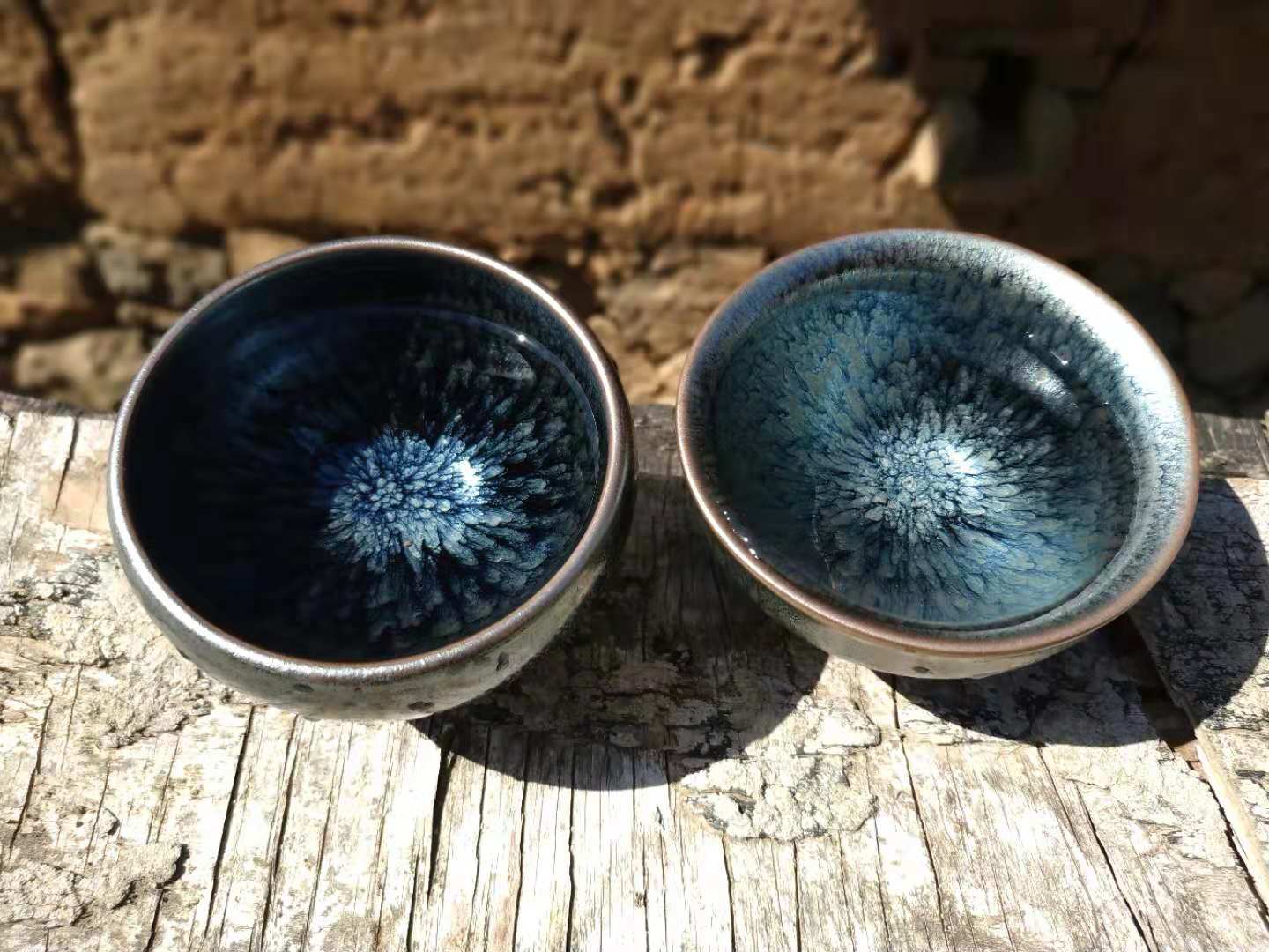 娟哥建盏百花盏建窑建盏茶杯百花盏菊花盏束口盏敛口禅定手握天目国泰