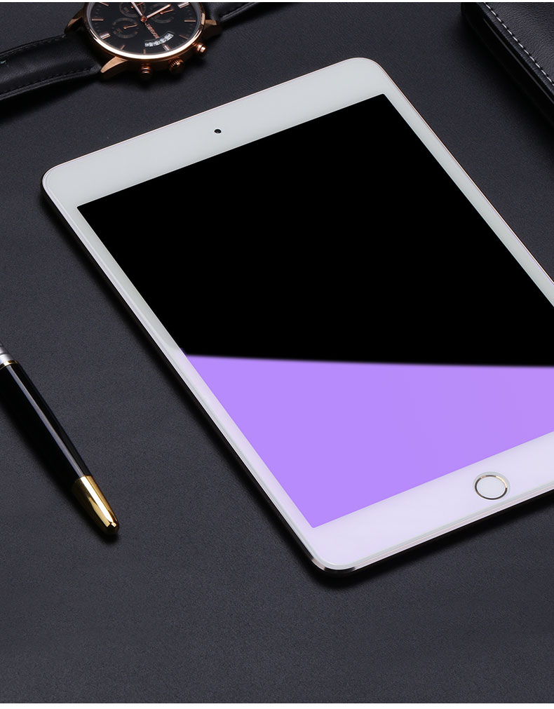 ipadair2钢化膜抗蓝光ipad20172018新款膜pro97105英寸贴膜mini34玻璃