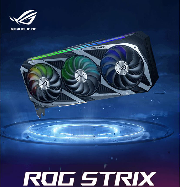 華碩asus rog-strix-rtx3070ti-o8g-gaming 電競遊戲專業獨立顯卡 可