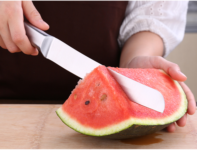 自营 ssgp叁肆钢专业切水果刀具西瓜刀大号不锈钢家用瓜果刀切瓜刀