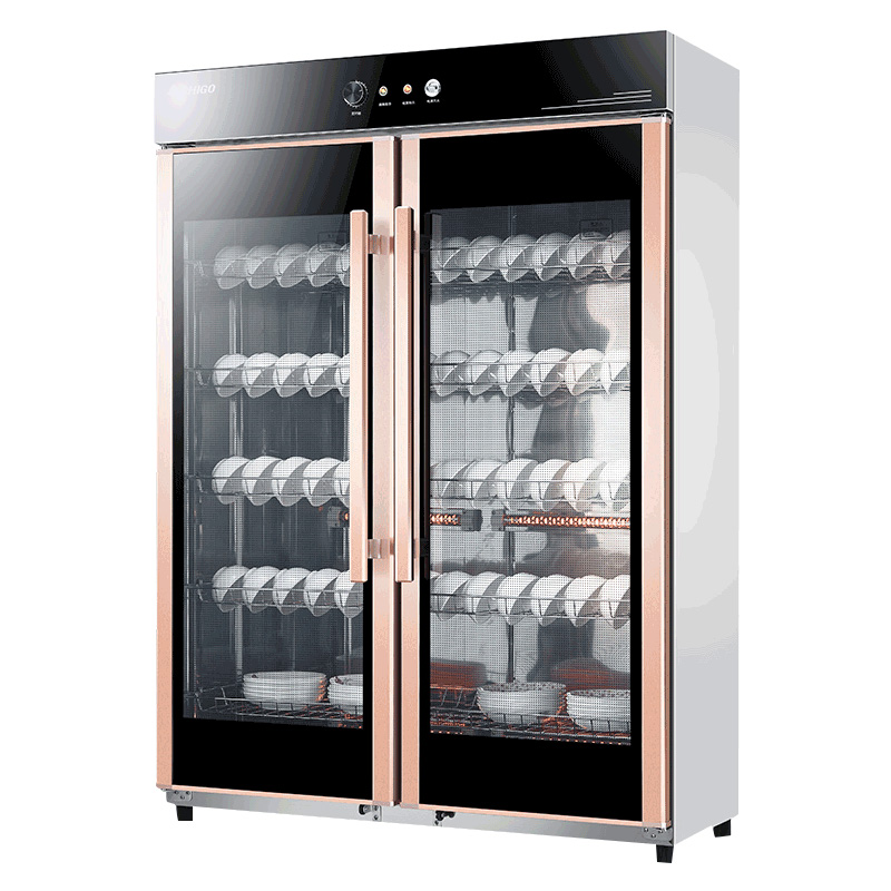 chigo/志高 消毒柜商用立式双门不锈钢大容量饭店食堂餐具910l定制