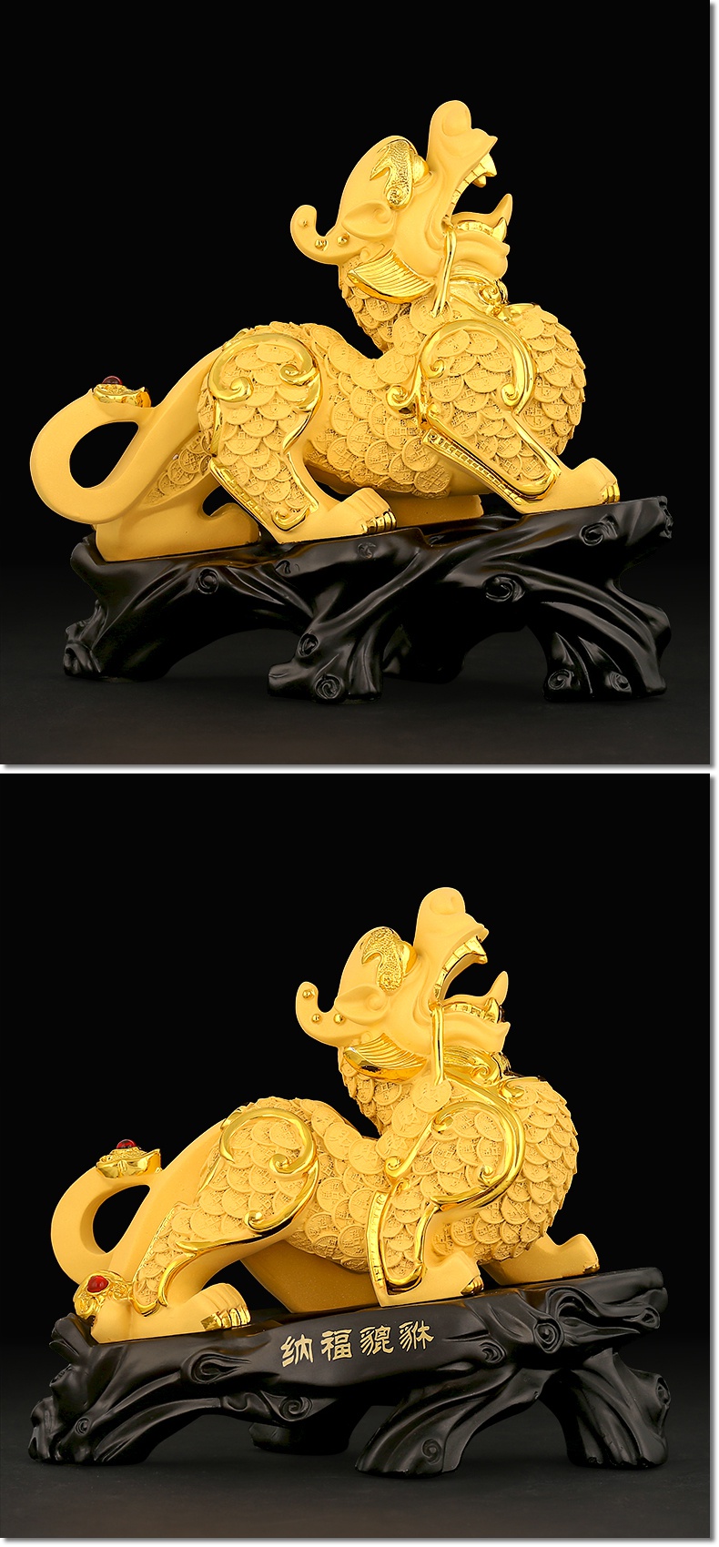 美帮汇貔貅摆件大号皮丘一对办公室桌面房间装饰工艺品开业礼品