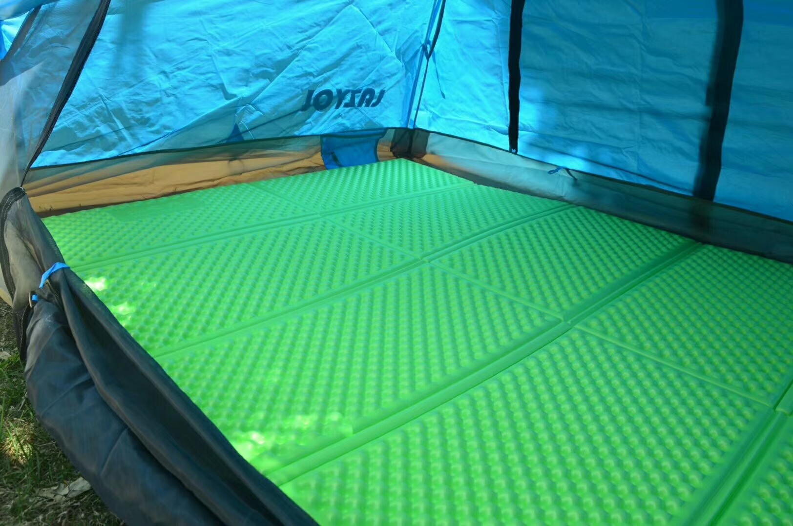 蛋巢防潮垫单双人便携折叠加厚蛋槽垫帐篷露营睡地垫瑜伽垫 (新款铝膜