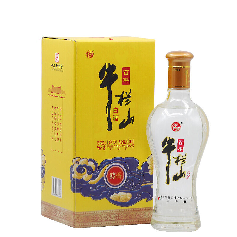 牛栏山白酒 牛栏山百年二锅头白酒 小醇香 41.