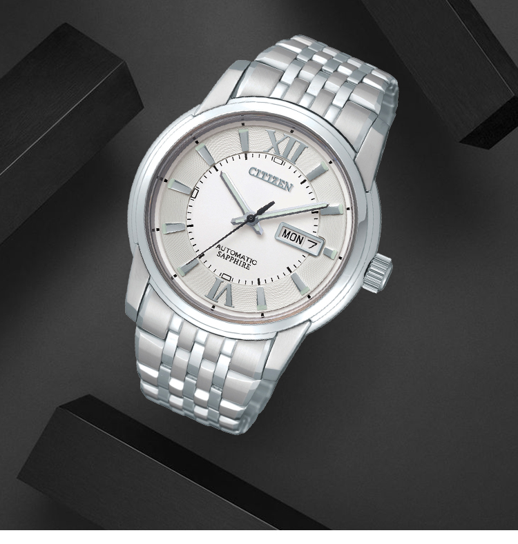 西铁城(citizen)机械表nh8330-56ab 西铁城(citizen)手表自动机械钢带