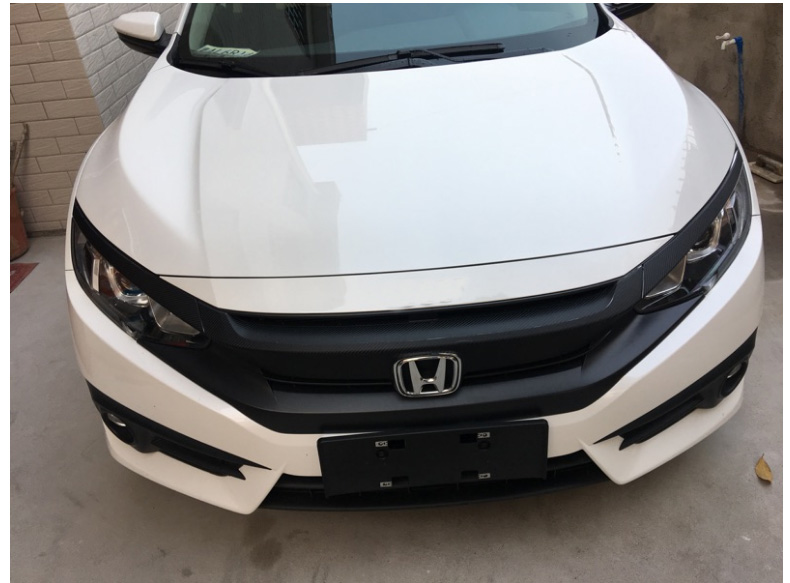 超级新品 舒适主义专用于十代思域车贴碳纤维车贴纸