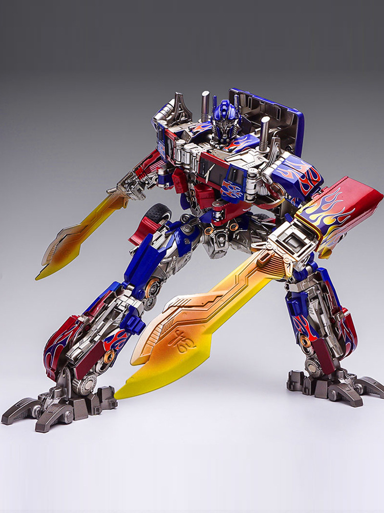 威将8093变形玩具金刚电影ss05放大合金版擎天m柱子司令官机器人