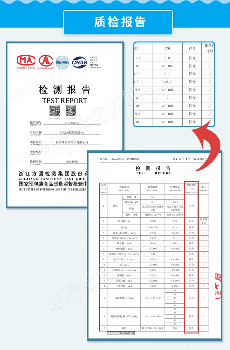 娃哈哈官方晶钻瓶饮用纯净水晶钻水550ml24整箱扫码赢钻石哇哈哈晶钻