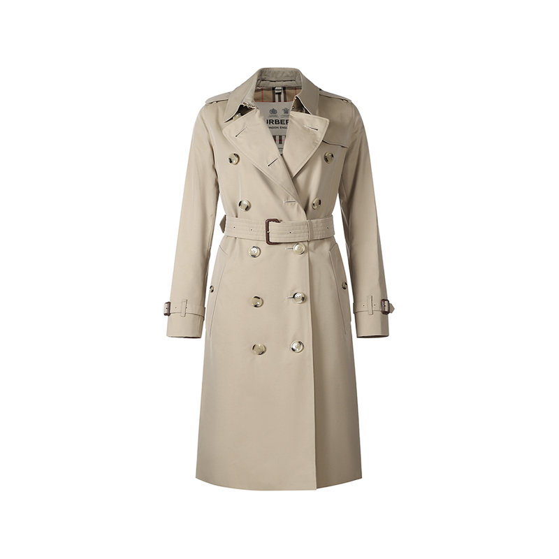 博柏利(burberry)女士风衣 博柏利/巴宝莉 burberry 女款棉质肯辛顿版