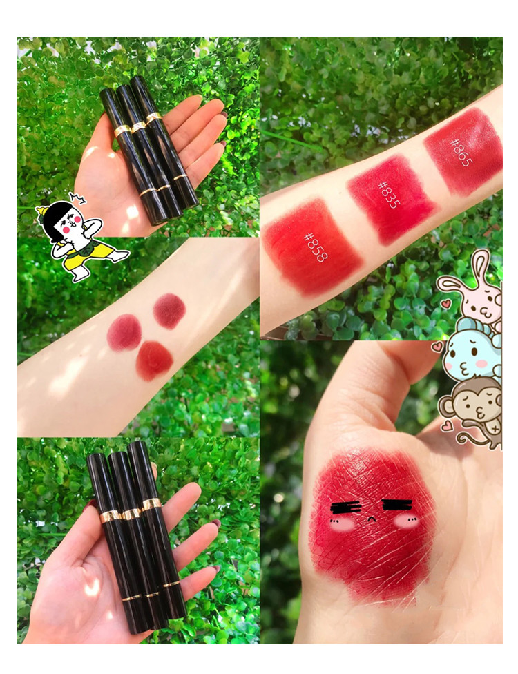 canlencolorrose蜜桃丝绒口红小众品牌国货平价学生杏粉色冰奶茶色唇