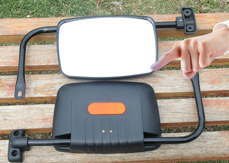 敬平全封闭电动三轮车后视镜农用车倒车镜超清反光镜大视野倒车镜凸面