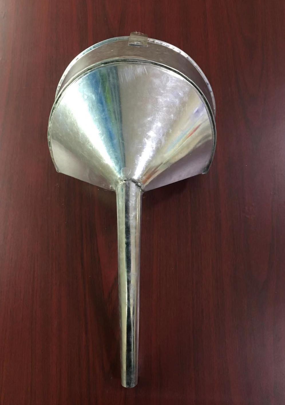 小车汽车加油漏斗带过滤网专用免扶漏子铁油漏器20cm 国泰家和