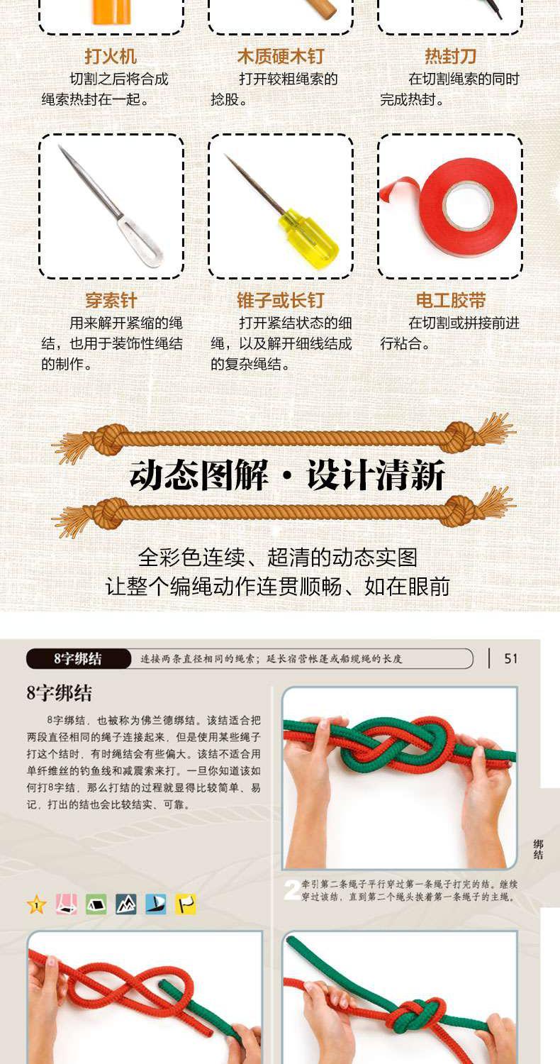 《结绳技巧全图解 户外结绳手册技巧书籍 手把手教你打实用绳结 终极结绳全书》杰弗里-巴德沃斯著【摘要 书评 在线阅读】-苏宁易购图书