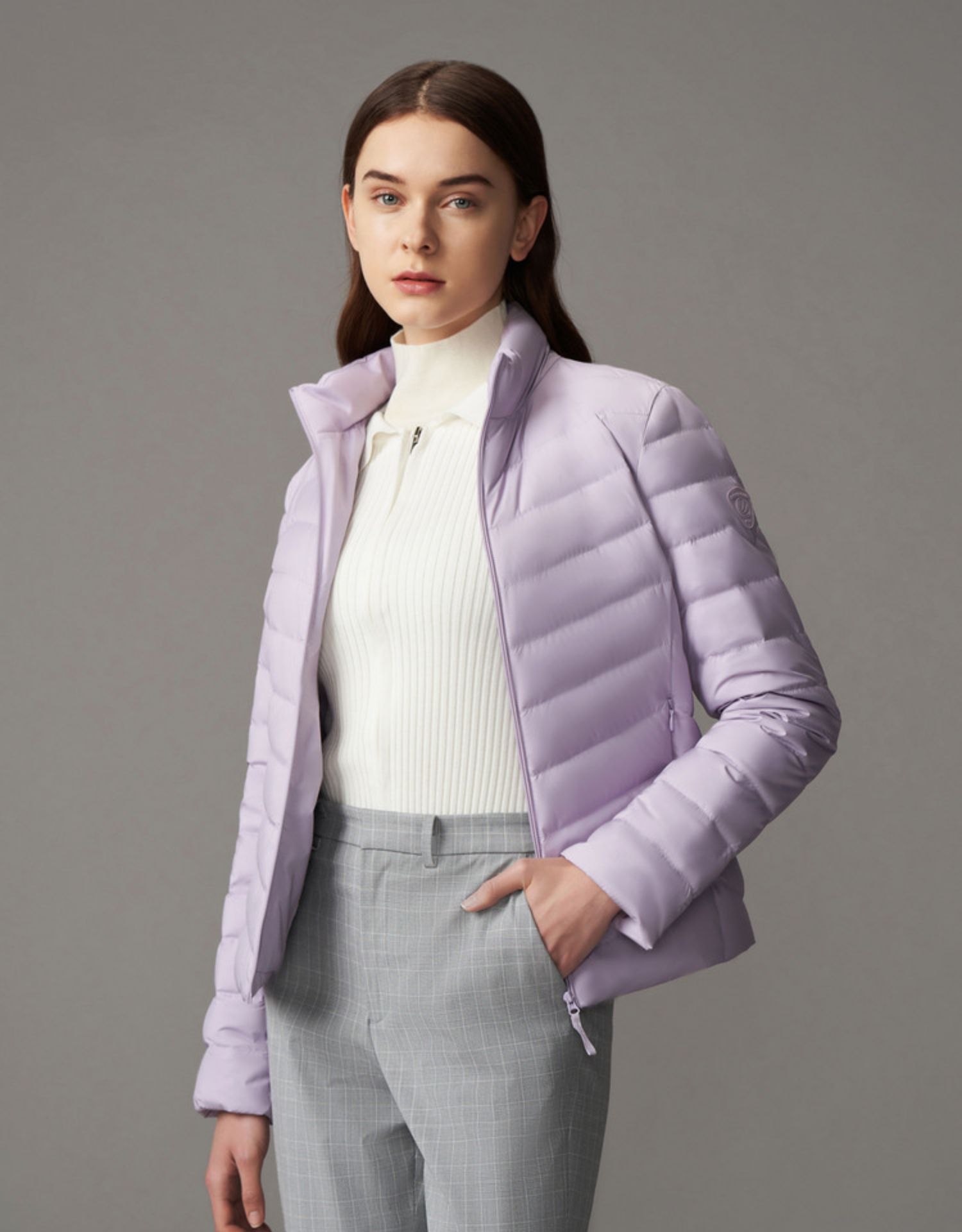 女士羽绒服 波司登2021春季新羽绒服女立领拉链轻薄