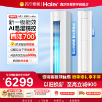 海尔(Haier)空调洗空气舒享版3匹 离子除菌降尘 一级能效客厅立式柜机 KFR-72LW/E3-1