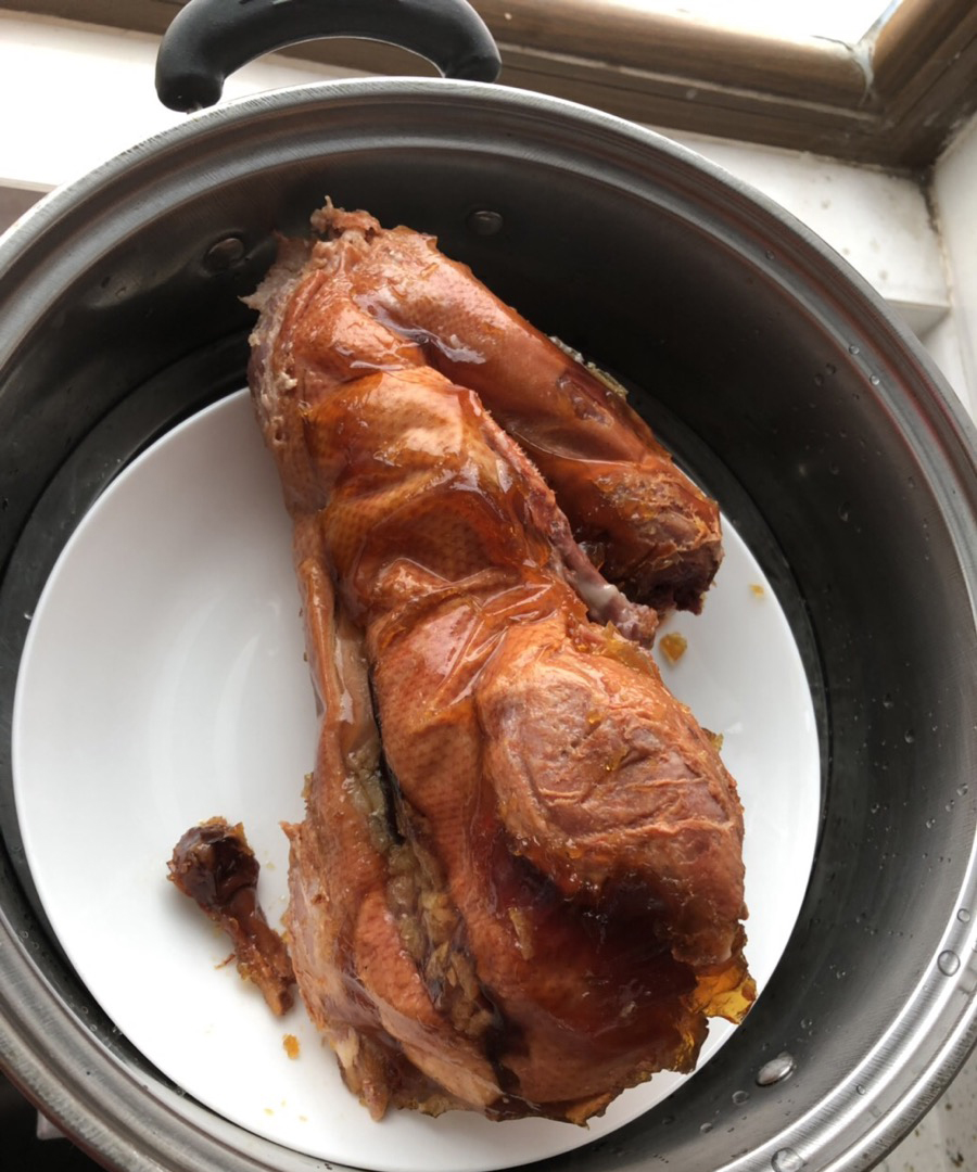 上海特产糯米八宝鸭800g整鸭酱鸭熟食卤味小吃美食邮