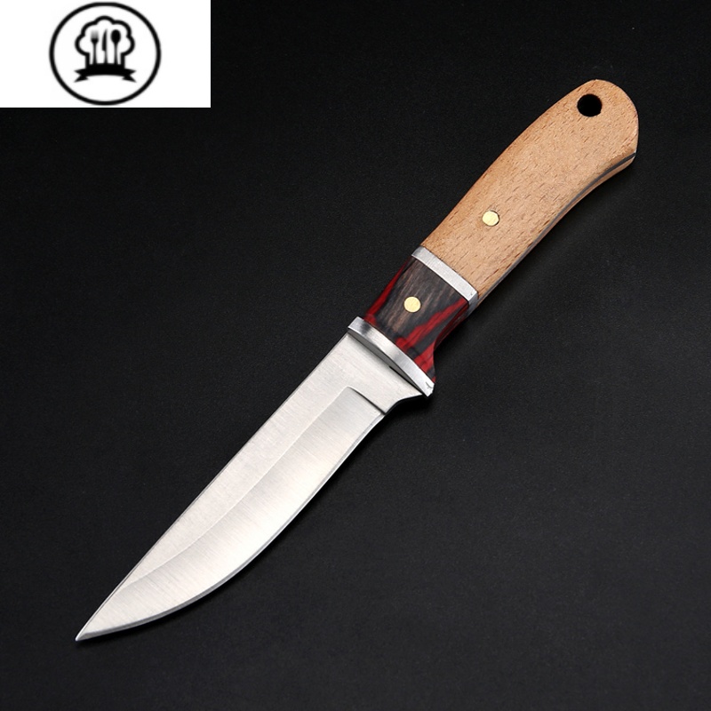 手扒肉刀内蒙古吃手捉肉吃羊肉小刀藏族割肉刀牛扒餐刀具一把刀无刀套