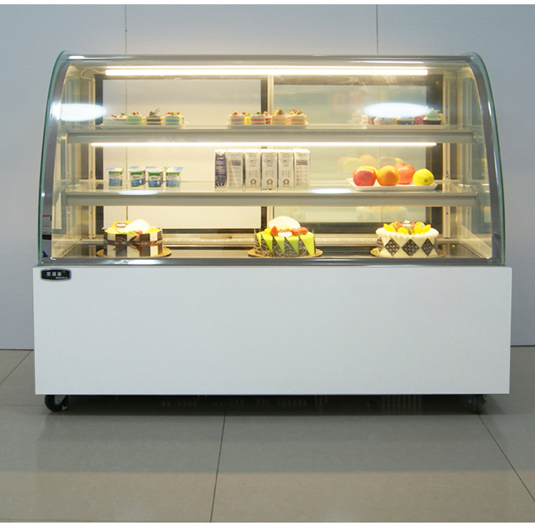 2 蛋糕柜冷藏柜展示柜直角水果西点慕斯台式直角弧形商用风冷保鲜柜