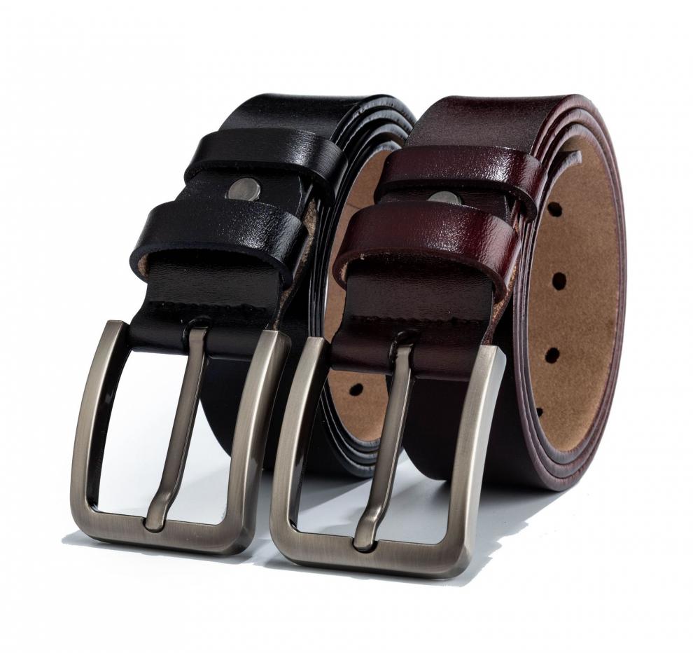 超级新品 男士针扣真皮皮带纯牛皮裤腰带休闲百搭