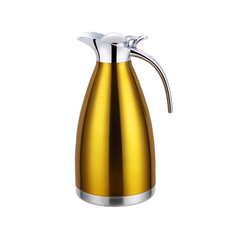 不锈钢真空保温壶双层暖水瓶欧式咖啡壶家用热水壶瓶2l冷水