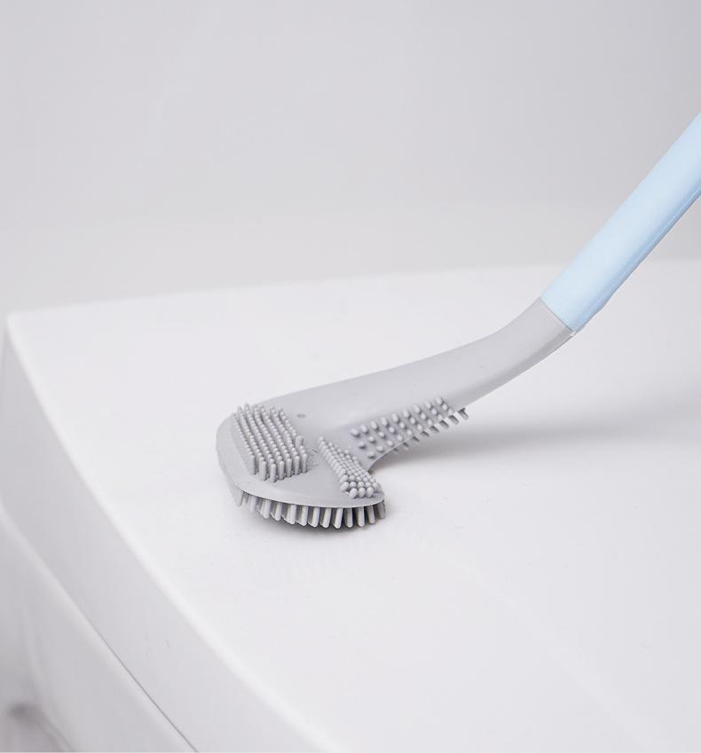 新款高尔夫马桶刷式壁头杆挂家用无死角球硅胶软造型360黑科技