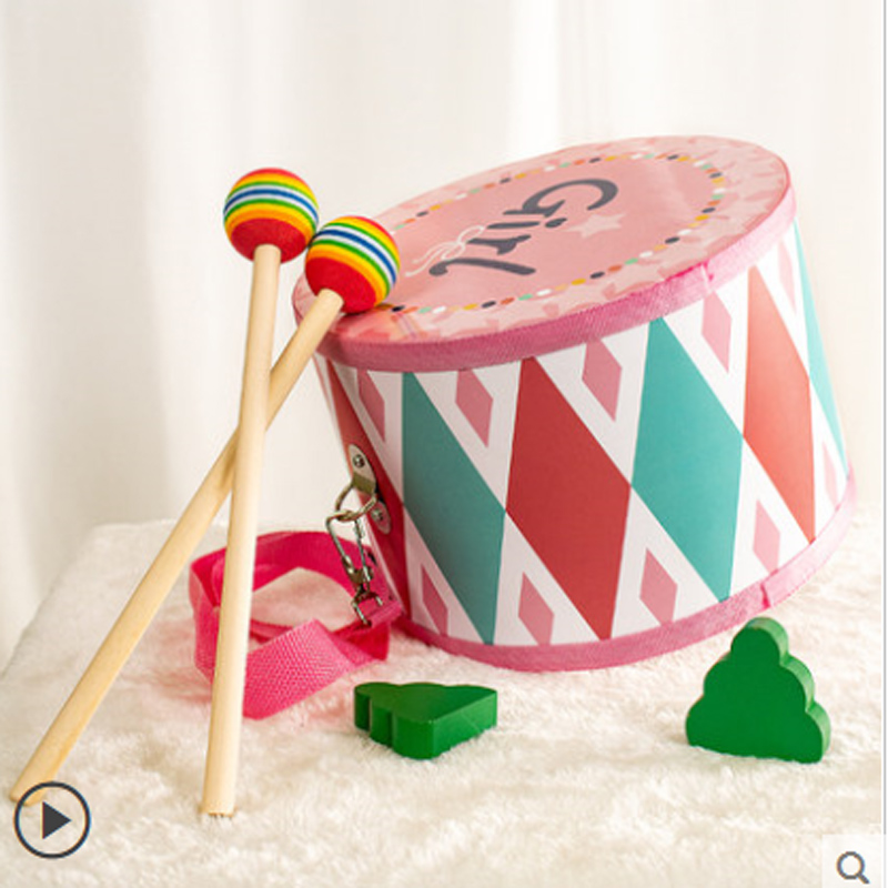 奥尔夫打击乐器手拍鼓儿童彩色兔子公主