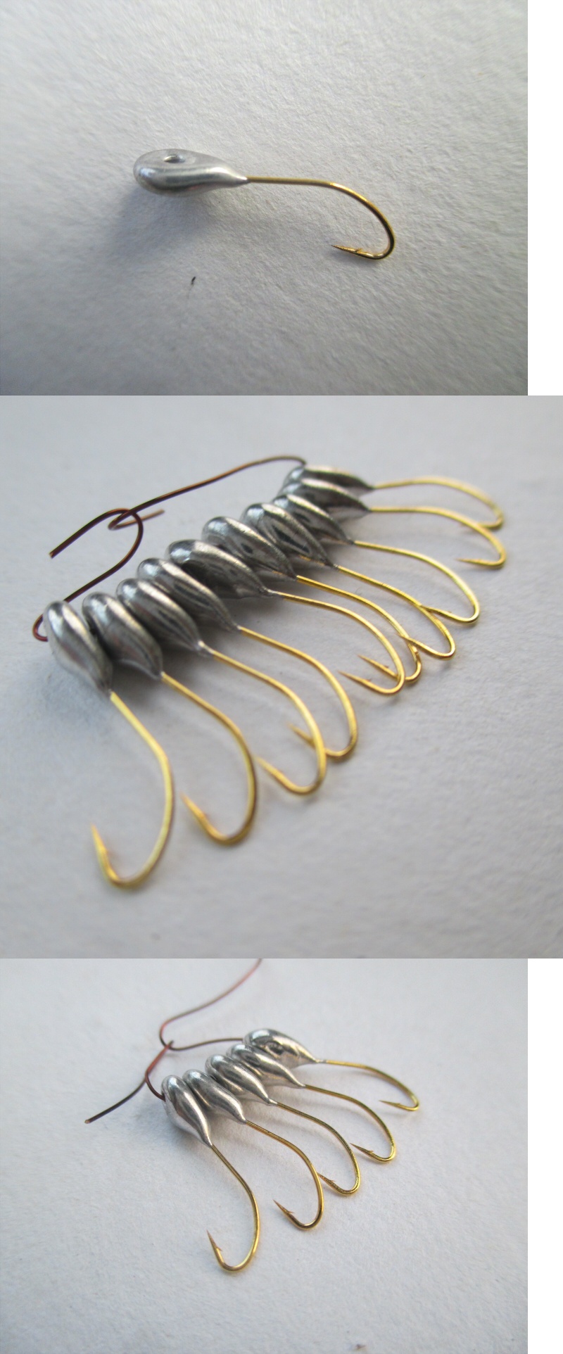 秋田狐鱼钩朝天钩长柄细手工传统野钓铅头钩红虫鱼钩同款