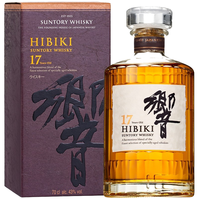 响(HIBIKI)洋酒三得利威士忌SUNTORY日本原装进口威士忌洋酒响