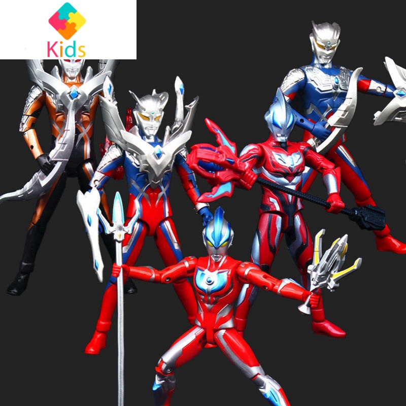 2021新款超可动无限泽塔奥特曼玩具模型变身器赛罗迪迦戴拿武真智力