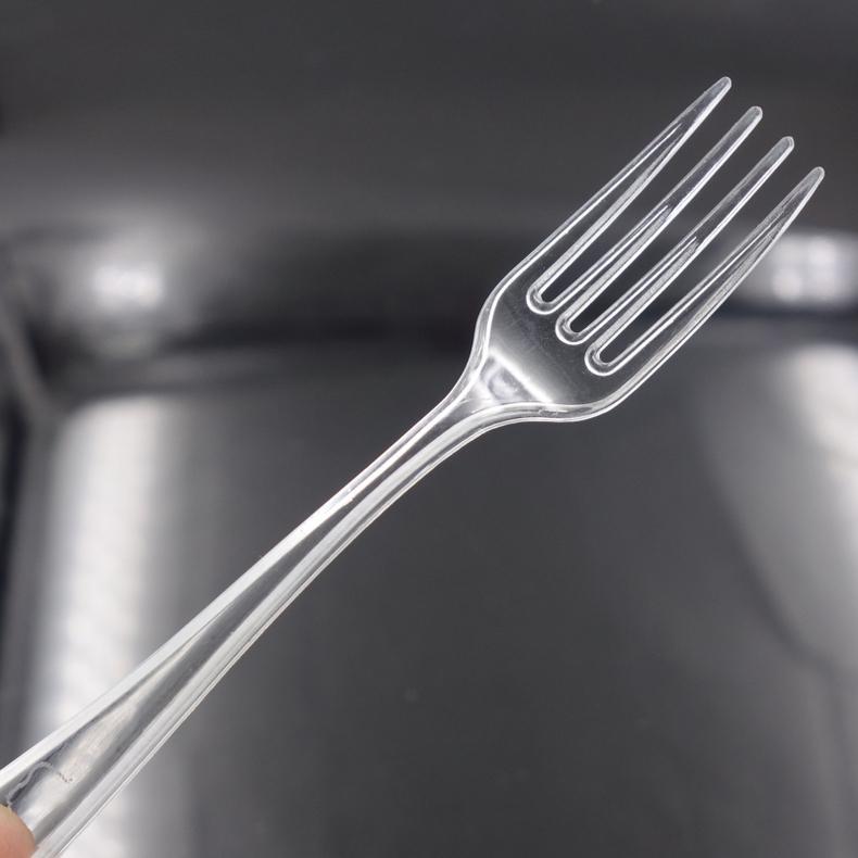 一次性叉子水果叉独立包装塑料叉创意蛋糕叉甜品叉加厚水果茶叉子