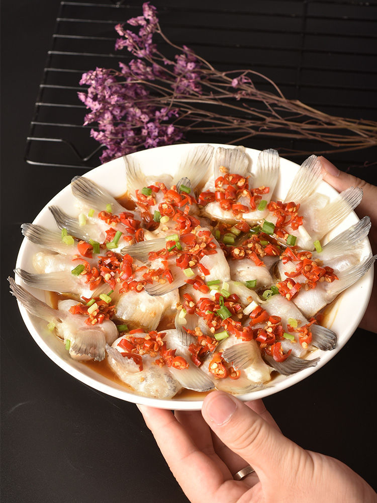 youxiang)鱼类】 巴沙鱼翅鮰鱼翅鱼腩巴沙鱼鳍剁椒鱼翅新鲜速冻海鲜 2