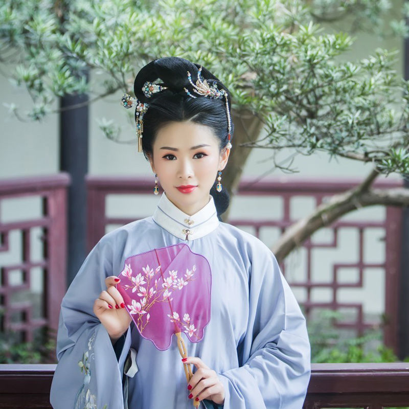 美芙仁饰季明清古典发饰簪子汉服配饰景泰蓝红楼梦流苏头饰珍珠偏