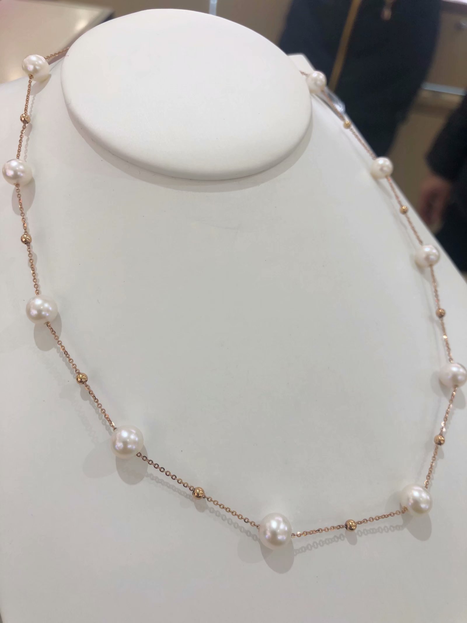 满天星系列-18k珍珠项链