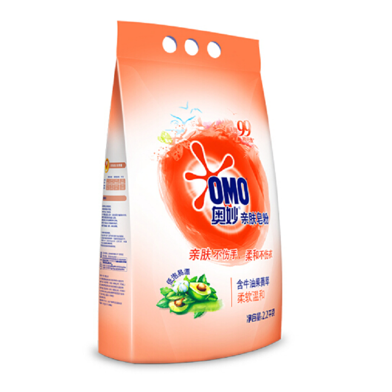 奥妙亲肤皂粉柔软温和196x165kg一箱的价格