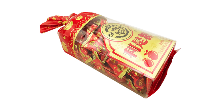 徐福记利是糖358g袋装扎花形硬糖年货网红喜糖休闲零食年会糖果团购