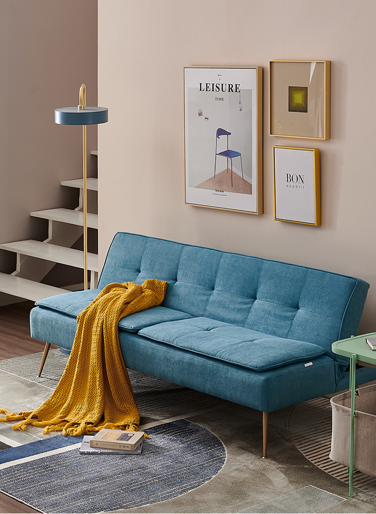 每20030休闲家具全友家居休闲沙发可折叠多功能沙发床家用会客实木