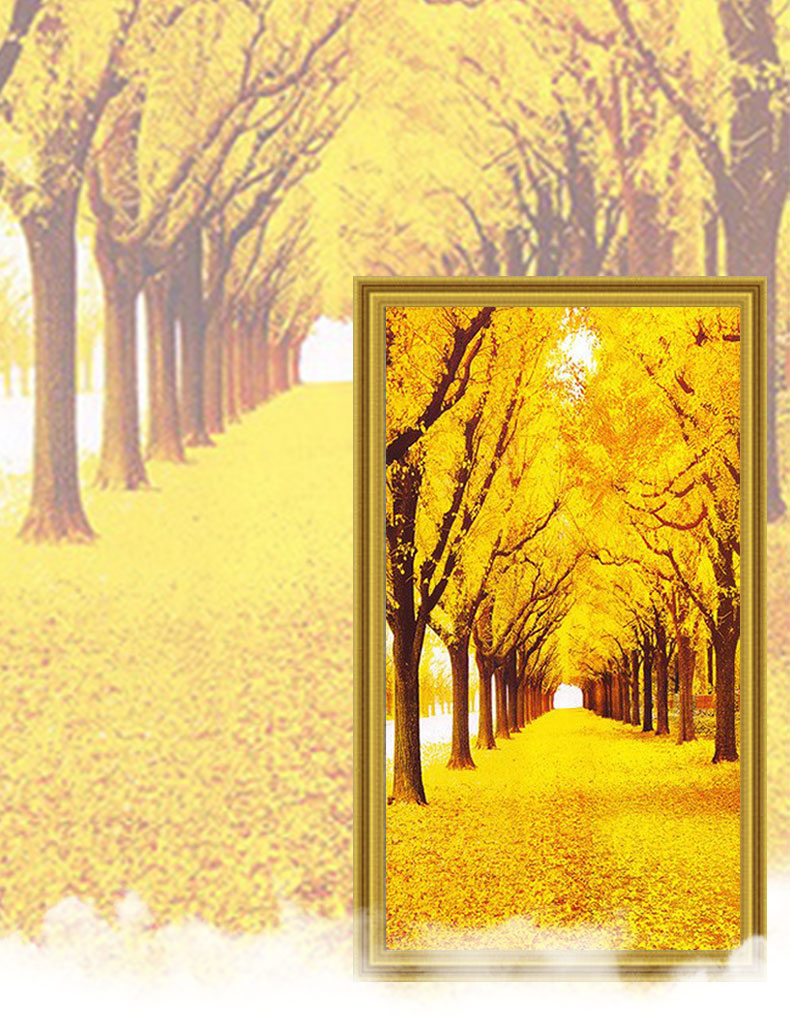 2019新款 [5d钻石画]满钻全贴[竖版黄金满地1【价格 图