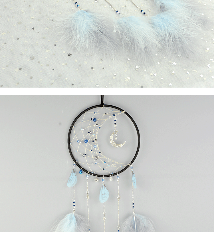 金牌卖家物之羽星空捕梦材料包diy古风手工风铃挂饰灯大号