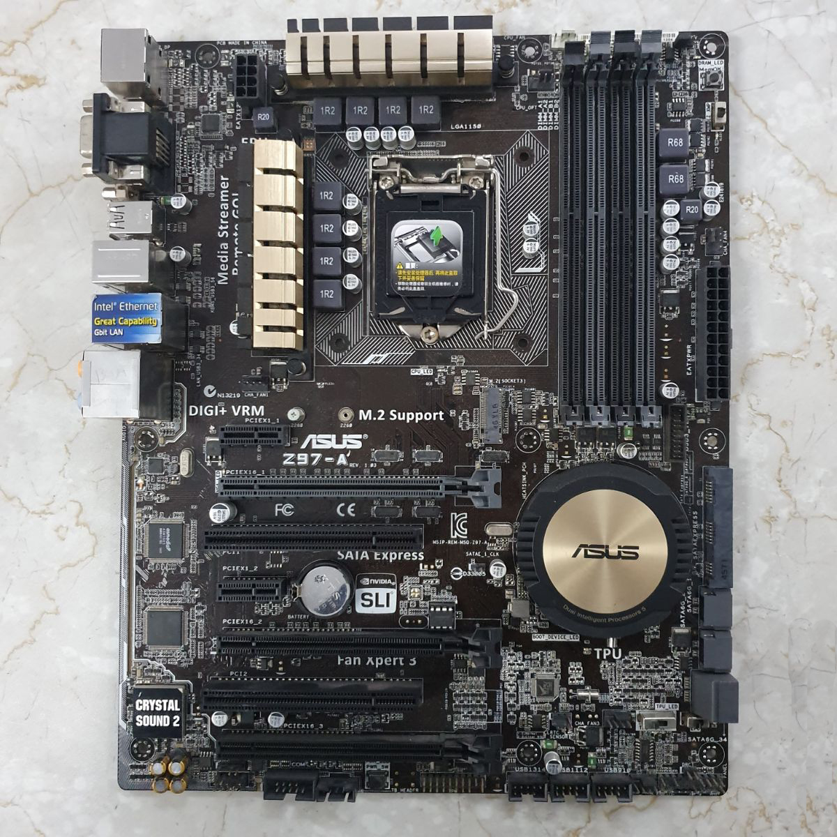 于asus/华硕 z97-a 1150针ddr3超频大板兼容b85-pro gamer h97主板 军
