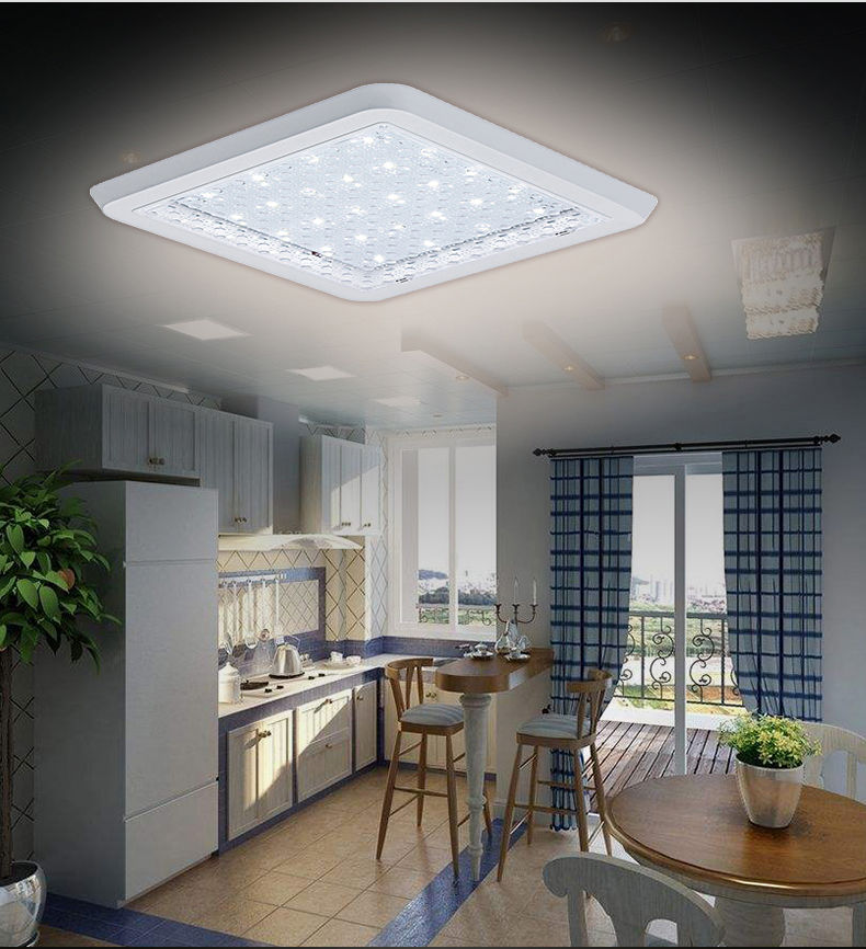 明装厨房灯厨卫灯led吸顶灯走廊厨房卫生间浴室阳台灯防水雾气