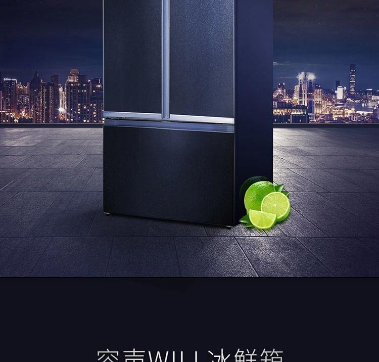 容声ronshen多门电冰箱bcd606wks1hpg玄青印