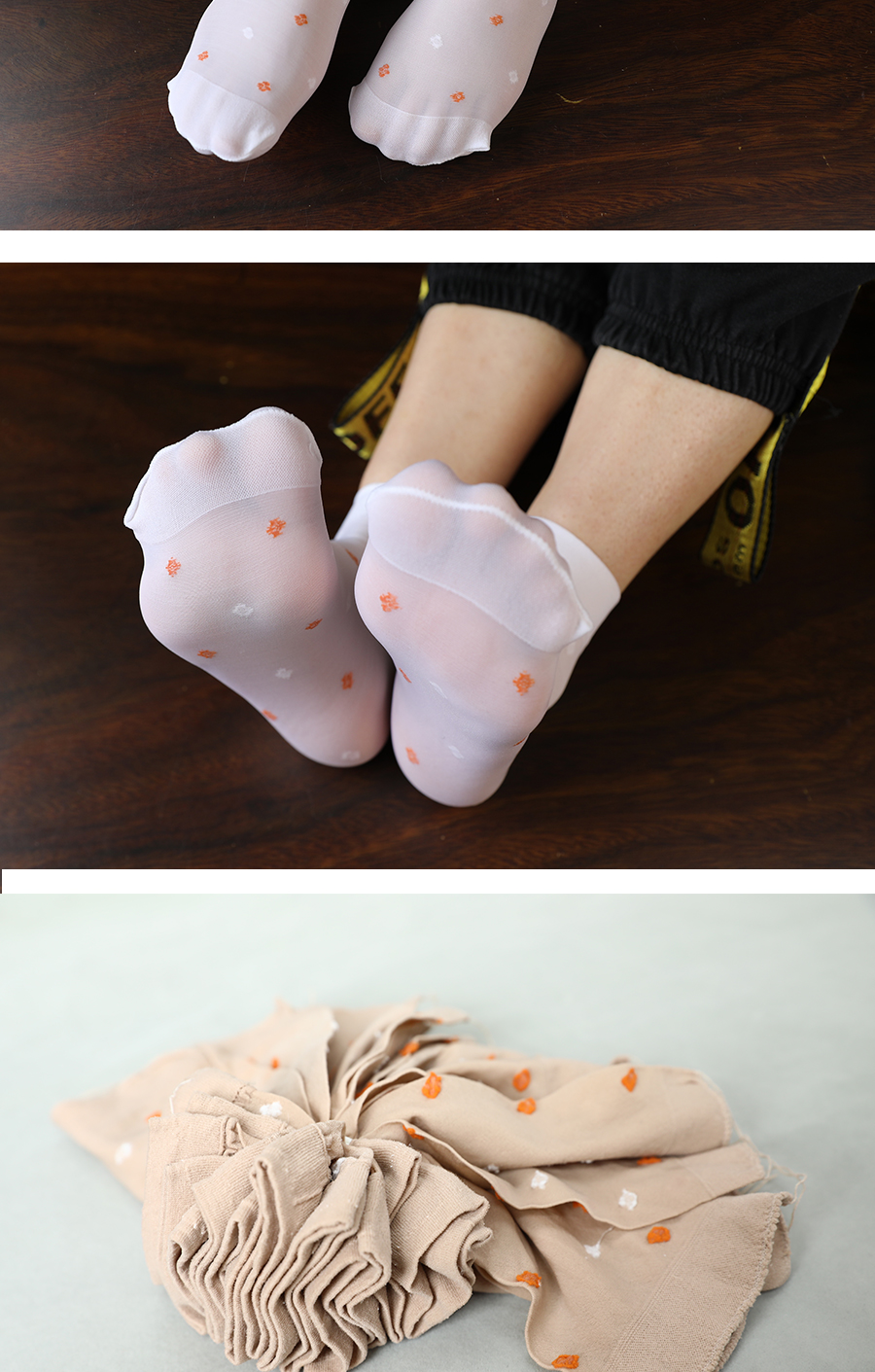 suntek夏季白色短丝袜耐磨透明成人对对袜天鹅绒短袜子泡泡袜儿童舞蹈