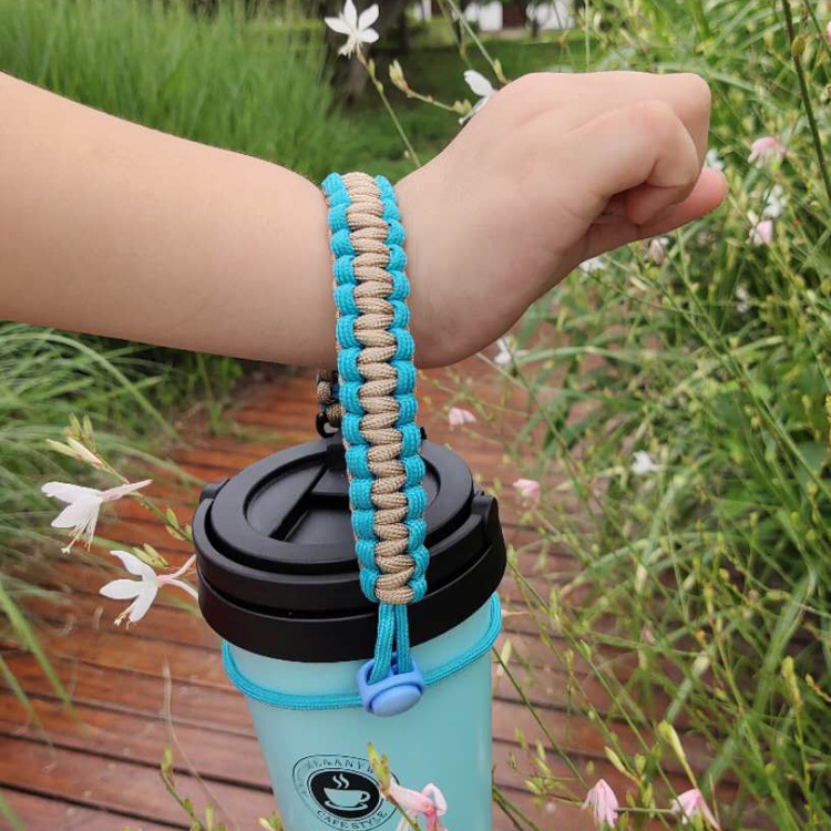 敬平(jing ping)家庭整理用具 水杯编织挂绳矿泉水饮料背带手绳保温杯