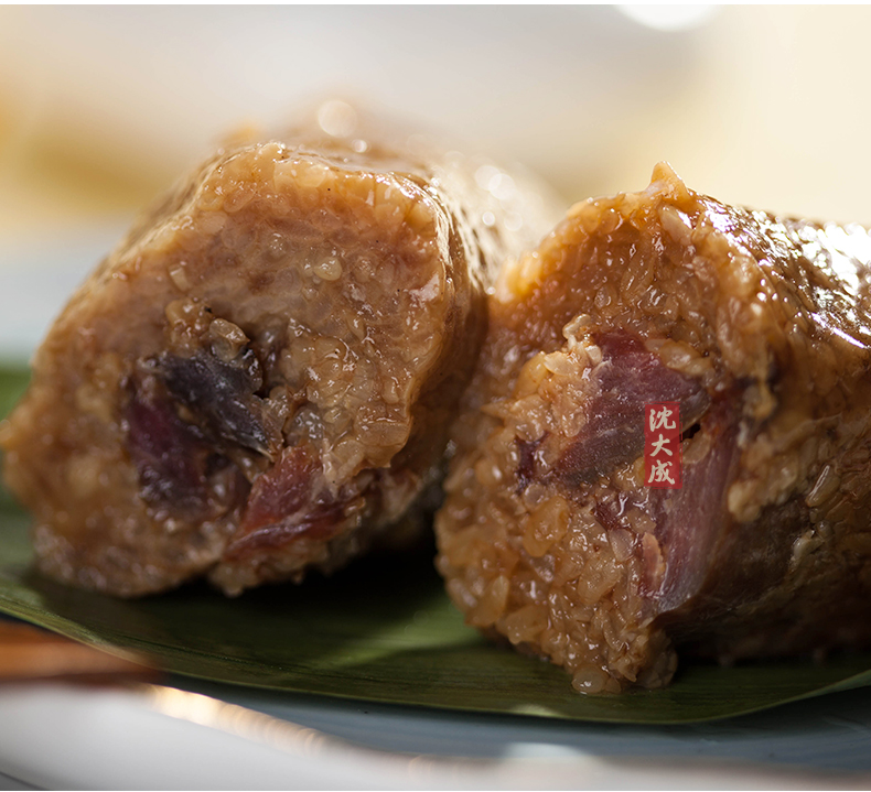 沈大成粽子鲜肉粽蛋黄肉粽细沙粽赤豆粽真空包装多口味袋装端午方便