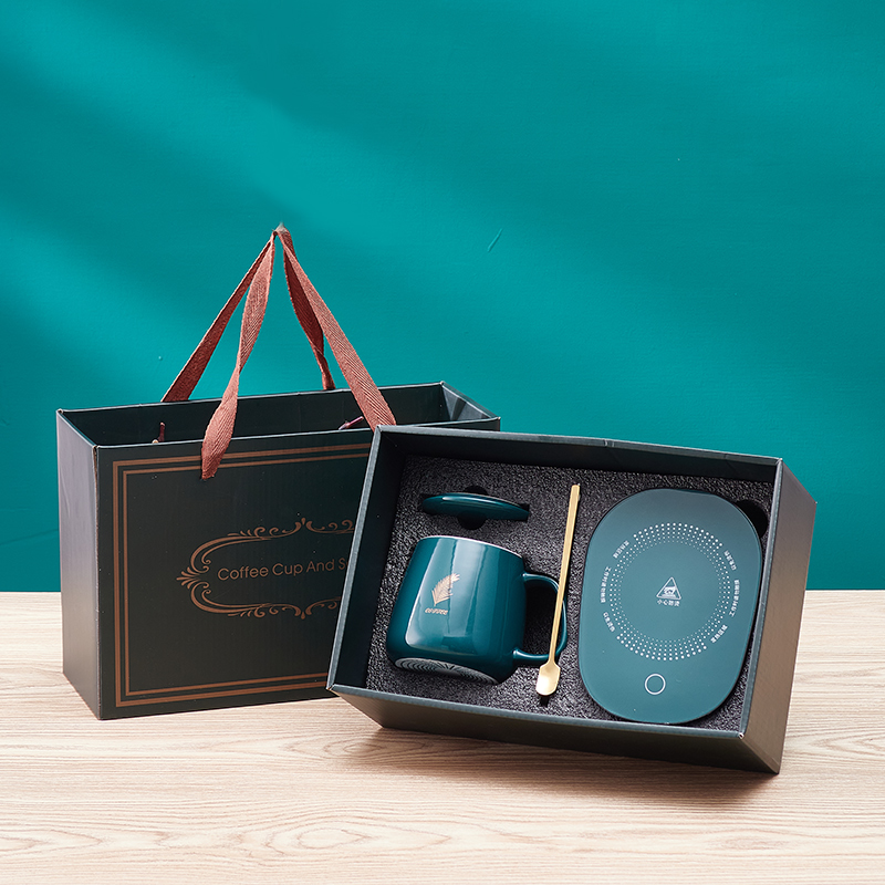 艾贝丽pa666暖暖杯55度恒温暖杯垫办公室加热保温养生杯创意款定制款