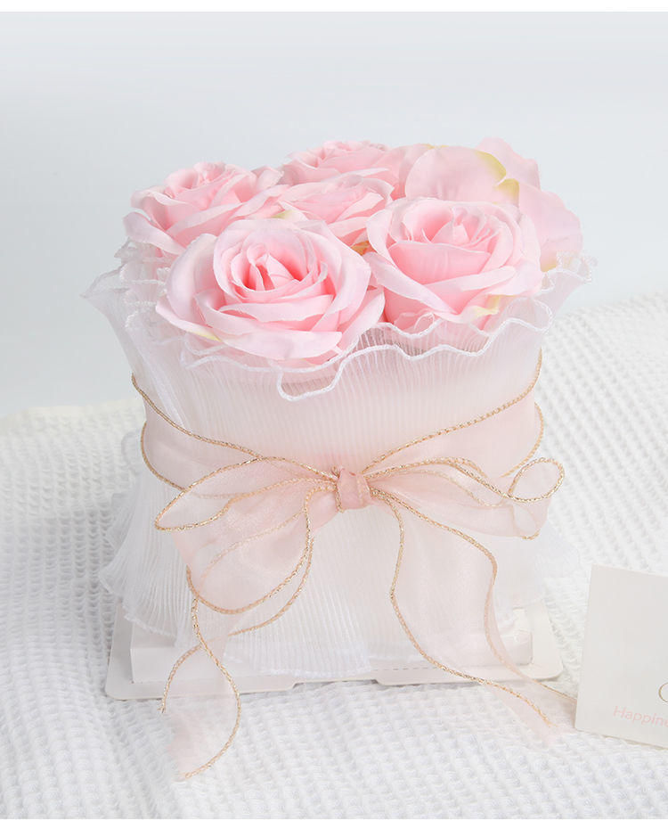 鱼尾纱丝带花束鲜花包装拷金边diy透明蕾丝彩带缎带绑包花雪纱带 纯