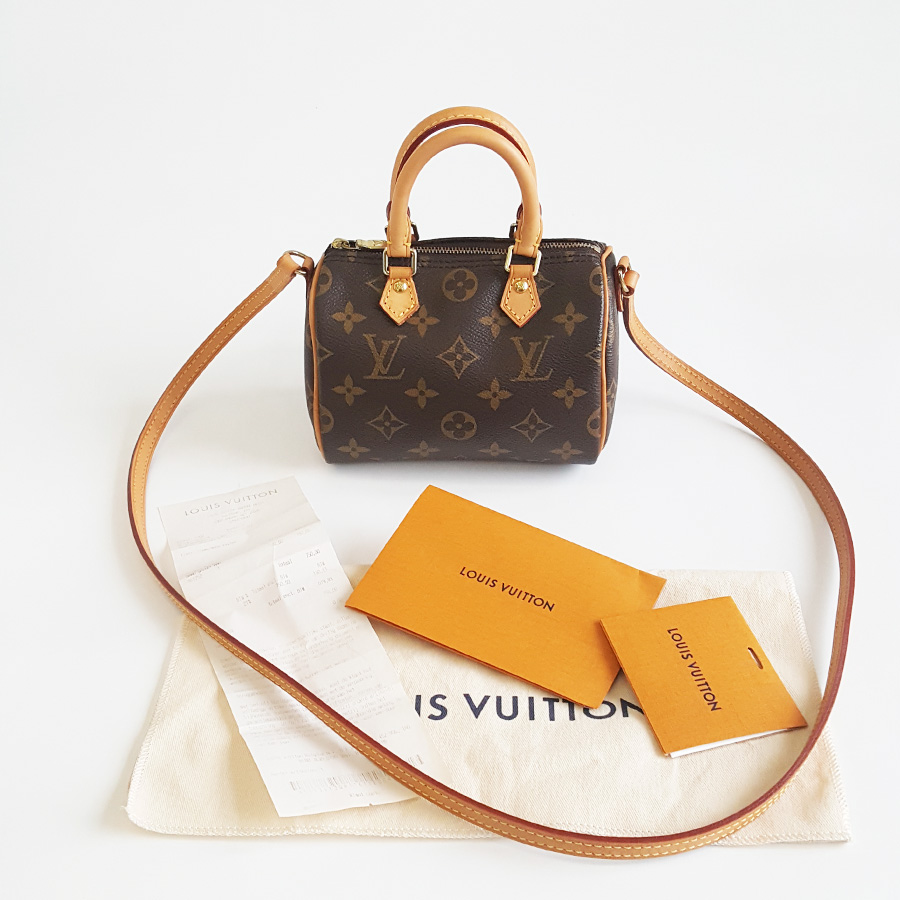 路易威登(louis vuitton)二手皮具箱包 正品lv路易威登 女士棕色老花